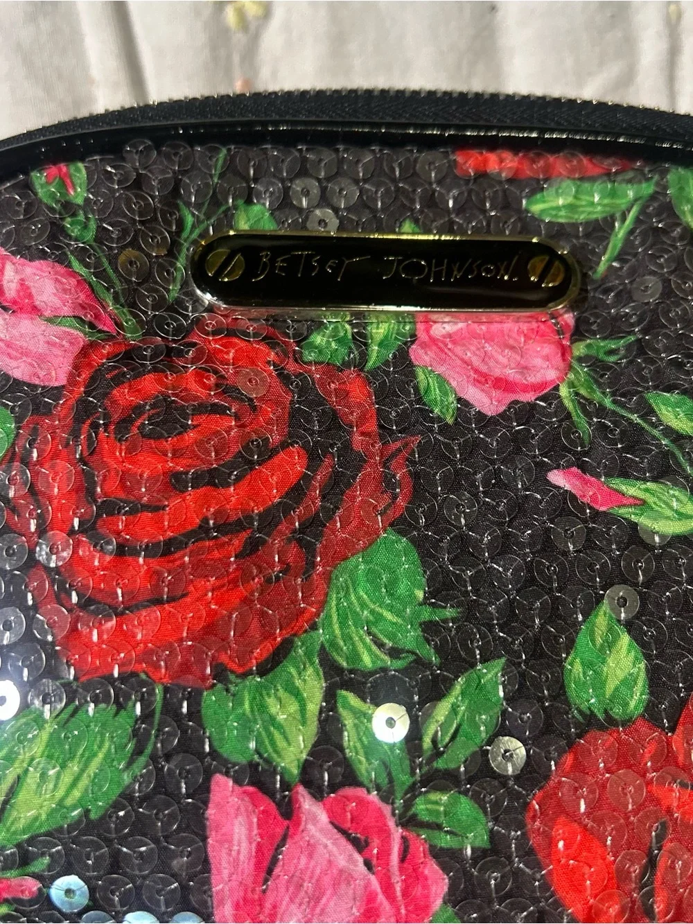 Betsey Johnson cosmetic bag
